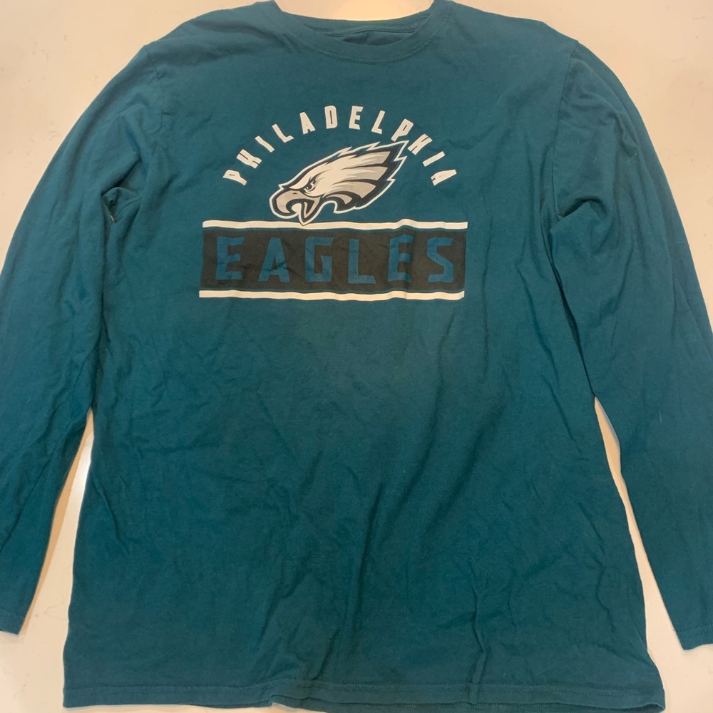 Philadelphia Eagles Teal Long Sleeve Shirt